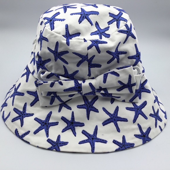 kate spade Accessories - NWT$128 KATE SPADE Broome Street blue Starfish hat
